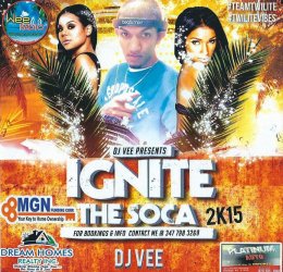 Wee Radio & DJ Vee Presents - Ignite The Soca 2k15 cover